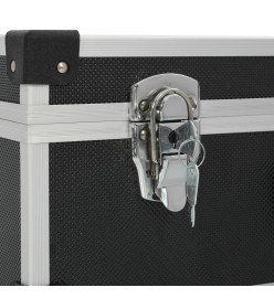 Valise à outils 46 x 33 x 16 cm Noir Aluminium