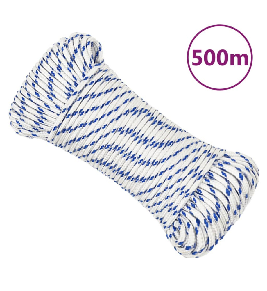 Corde de bateau Blanc 5 mm 500 m Polypropylène