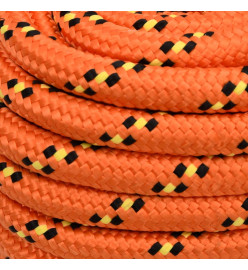 Corde de bateau Orange 20 mm 100 m Polypropylène