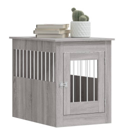 Meuble de cage pour chiens sonoma gris 55x80x68 cm