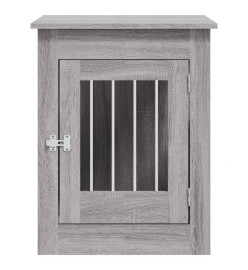 Meuble de cage pour chiens sonoma gris 55x80x68 cm