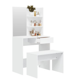 Ensemble de coiffeuse Blanc 74,5x40x141 cm