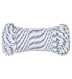 Corde de bateau Blanc 4 mm 500 m polypropylène