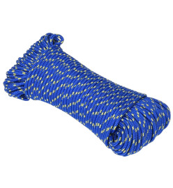 Corde de bateau Bleu 5 mm 50 m Polypropylène