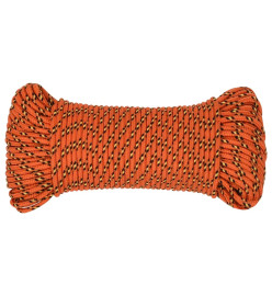 Corde de bateau Orange 5 mm 100 m Polypropylène