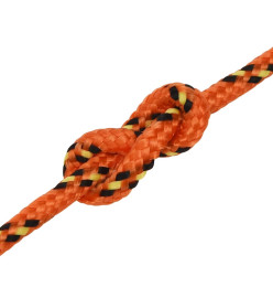 Corde de bateau Orange 5 mm 100 m Polypropylène