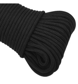 Corde de bateau Noir complet 5 mm 25 m Polypropylène