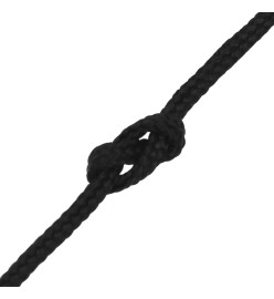 Corde de bateau Noir complet 4 mm 50 m Polypropylène