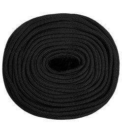 Corde de bateau Noir complet 10 mm 250 m polypropylène