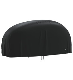 Housse de motocyclette noir 230x95x125 cm oxford 210D