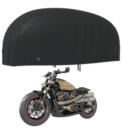 Housse de motocyclette noir 265x105x125 cm oxford 210D