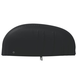 Housse de motocyclette noir 265x105x125 cm oxford 210D