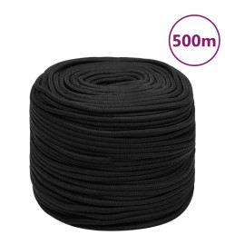 Corde de bateau Noir complet 10 mm 500 m polypropylène