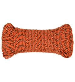 Corde de bateau Orange 4 mm 500 m Polypropylène