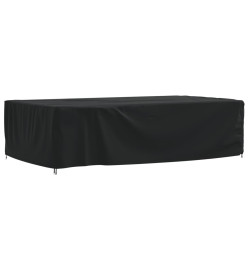 Housse de salon de jardin noir 315x180x74 cm oxford 420D