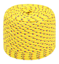 Corde de bateau Jaune 8 mm 25 m Polypropylène