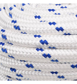 Corde de bateau Blanc 20 mm 100 m Polypropylène