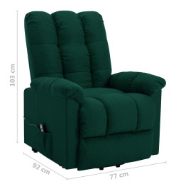 Fauteuil Vert foncé Tissu