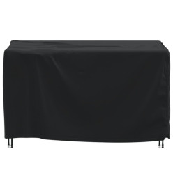 Housse de salon de jardin noir 125x125x74 cm oxford 420D