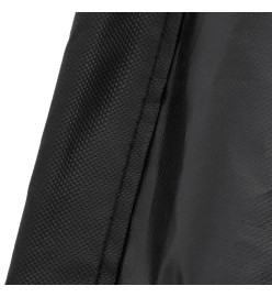 Housse de motocyclette noir 220x95x110 cm oxford 210D