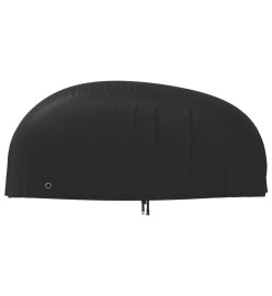 Housse de motocyclette noir 245x105x125 cm oxford 210D