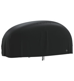 Housse de motocyclette noir 245x105x125 cm oxford 210D