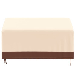 Housse de banc 3 places beige 159x84x56/81 cm oxford 600D