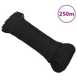 Corde de bateau Noir complet 5 mm 250 m Polypropylène