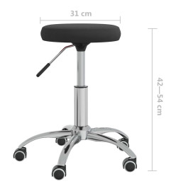 Tabouret de massage Velours Noir