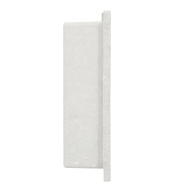 Niche de douche blanc mat 41x36x10 cm