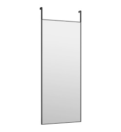 Miroir de porte Noir 40x100 cm Verre et aluminium