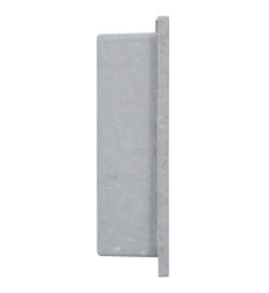 Niche de douche Gris mat 41x36x10 cm