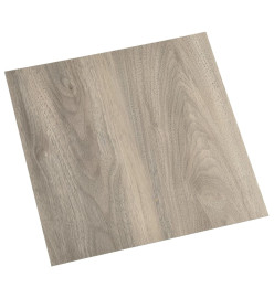 Planches de plancher autoadhésives 55 pcs PVC 5,11 m² Taupe