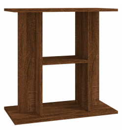 Support pour aquarium chêne marron 60x30x60cm bois d'ingénierie