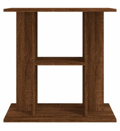 Support pour aquarium chêne marron 60x30x60cm bois d'ingénierie