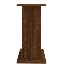 Support pour aquarium chêne marron 60x30x60cm bois d'ingénierie