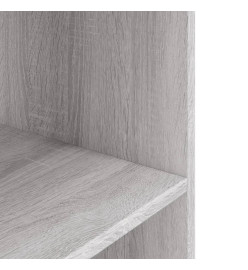 Support pour aquarium sonoma gris 60x30x60 cm bois d'ingénierie