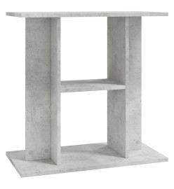 Support pour aquarium gris béton 60x30x60 cm bois d'ingénierie