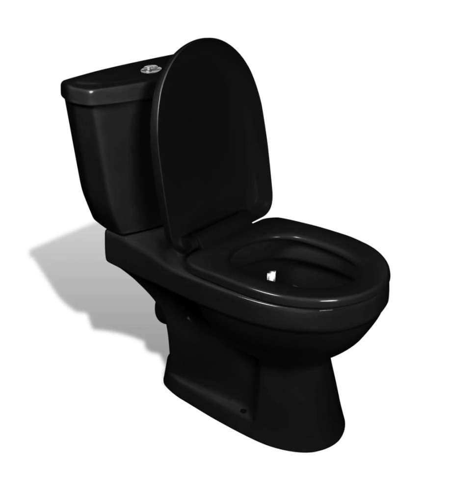 Toilette avec réservoir Noir