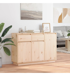 Buffet 110x34x75 cm bois massif de pin