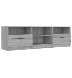 Meuble TV Sonoma gris 150x33,5x45 cm Bois d'ingénierie