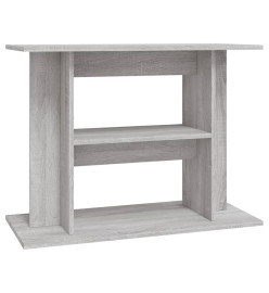 Support pour aquarium sonoma gris 80x35x60 cm bois d'ingénierie