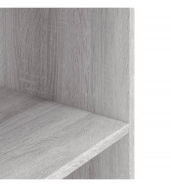 Support pour aquarium sonoma gris 80x35x60 cm bois d'ingénierie