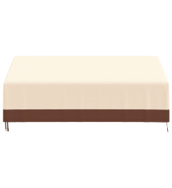 Housses de banc 3 places 2 pcs 198x97x48/74cm tissu oxford 600D