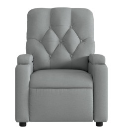 Fauteuil inclinable Gris clair Tissu