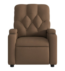 Fauteuil inclinable Marron Tissu