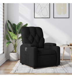 Fauteuil inclinable Noir Tissu