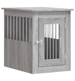 Meuble de cage pour chiens sonoma gris 45x62x59 cm