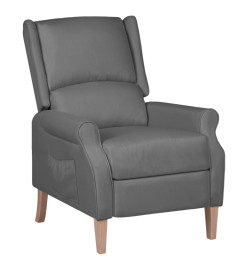 Fauteuil inclinable Gris clair Tissu