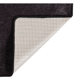 Tapis lavable anthracite 400x300 cm antidérapant